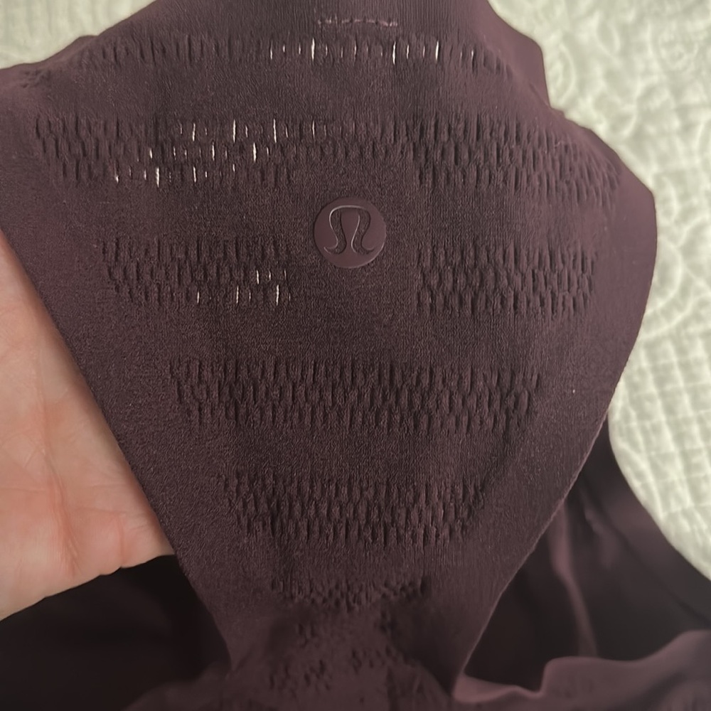 Women’s Racerback Tank Top - Deep Plum - Picture 2 of 5